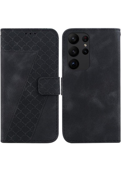 Samsung Galaxy S23 Ultra 5g Için Telefon Kılıfı Cüzdan Pu Deri Flip Folio (Yurt Dışından)