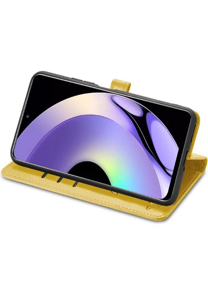 Realme 10 Pro Karikatür Hayvanlar Için Kılıf Darbeye Kısa Kayış Deri (Yurt Dışından) modelleri