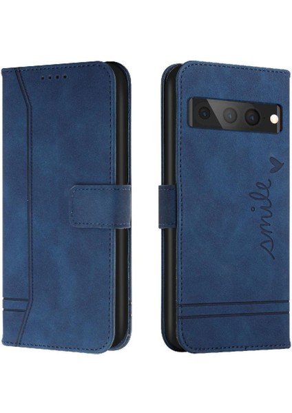Google Piksel 7 Pro Flip Folio Cüzdan Için Telefon Kılıfı El Kayışı Manyetik Pu (Yurt Dışından)
