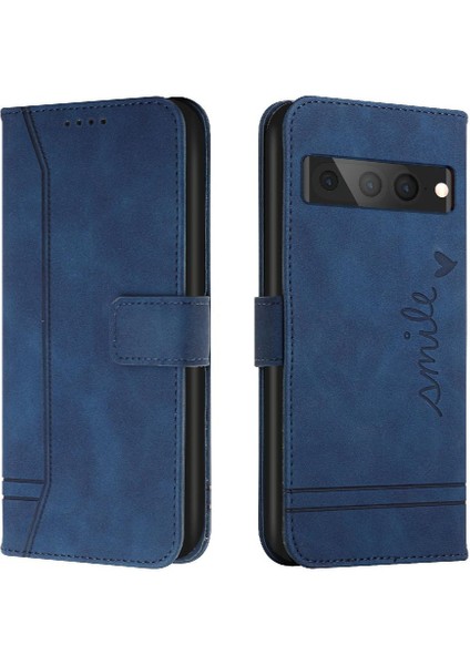 Google Piksel 7 Pro Flip Folio Cüzdan Için Telefon Kılıfı El Kayışı Manyetik Pu (Yurt Dışından)