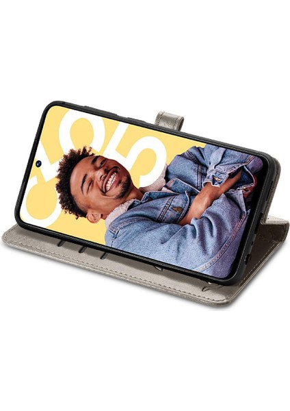 Realme C55 Darbeye Kısa Kayış Deri Kılıf Için Kılıf Kapak Çevirin (Yurt Dışından) modelleri