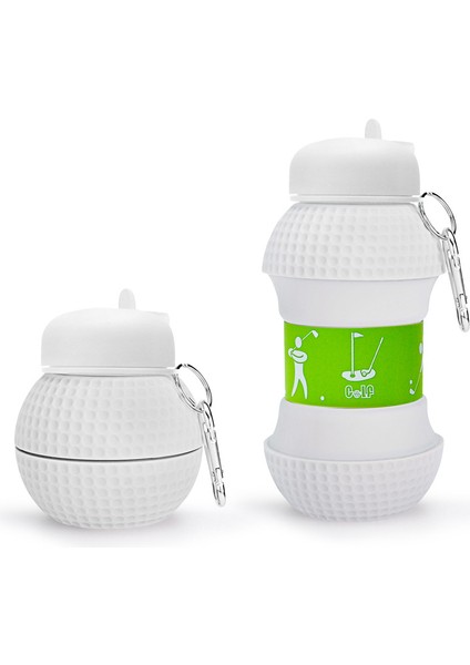 Golf Spor Su Şişesi Açık Öğrenci Çocuk Silikon Katlanır Su Bardağı (Yurt Dışından)