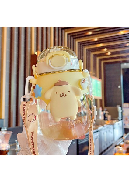 Sevimli Kızlar Yüksek Değerli Plastik Bardak Diyagonal Çocuk Su Şişesi (Yurt Dışından)