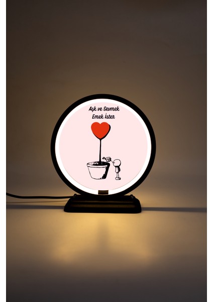 14 Şubat Sevgililer Günü Kişiye Özel Lamba