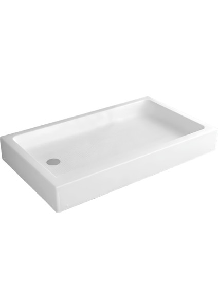 FLAT DİKDÖRTGEN DUŞ TEKNESİ 80X120 H:6