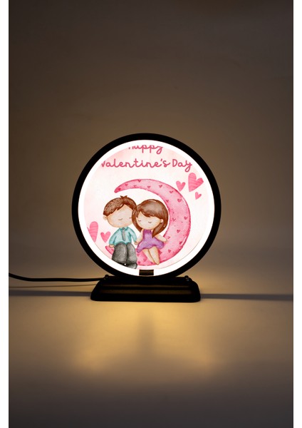 14 Şubat Sevgililer Günü Kişiye Özel Lamba
