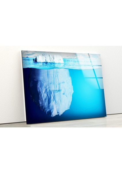 Buz Dağı Temperli Cam Duvar Tablosu fiyatları