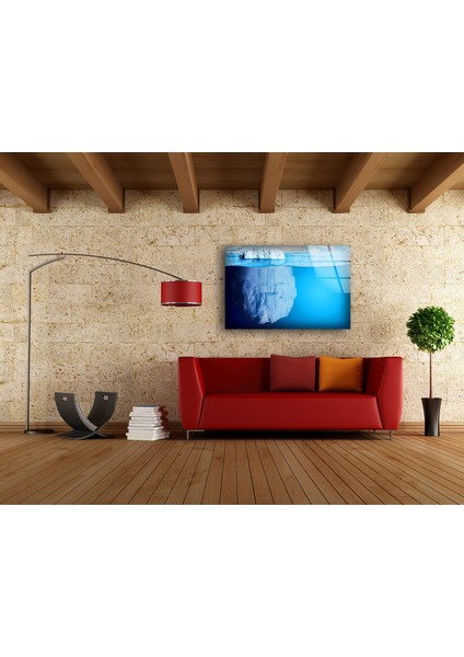 Buz Dağı Temperli Cam Duvar Tablosu modelleri