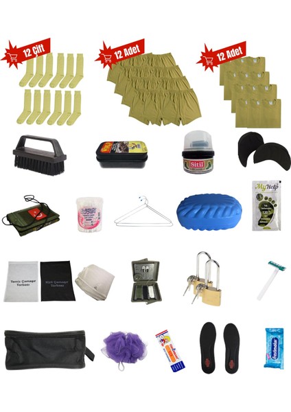 Karacı Bedelli Asker Paketi 12 Li