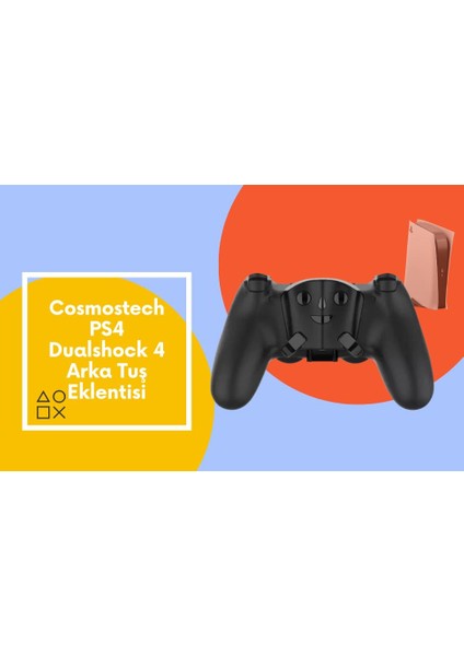 PS4 Controller Dualshock 4 Oyun Kolu için Uyumlu Back Button , Ektrsa Tuş Eklentisi