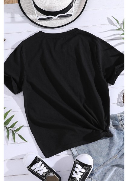 Only Trendwear Çocuk Kafadar Ayılar Baskılı Pamuklu Tshirt