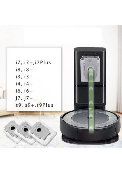 Irobot Roomba I7, I7+, I8, I8+, I3, I3+, I4, I4+, I6, I6+, J7, J7+, S9, S9+, S9PLUS, I ve S Serisi Için Toz Torbası (Yurt Dışından)