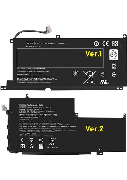 Hp PG03XL Uyumlu Notebook Bataryası Pili - (Ver.1) fiyatları