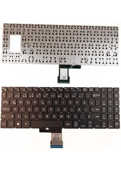Casper S500 Uyumlu Notebook Klavyesi - Siyah - Tr