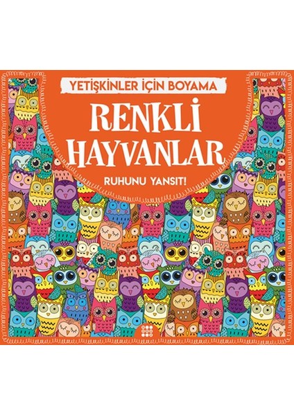 Renkli Hayvanlar - Yetişkinler Için Boyama