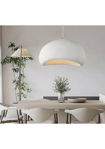 Modern Avize Beton Avize Iskandinav Tasarım 300MM Çap fırsatları