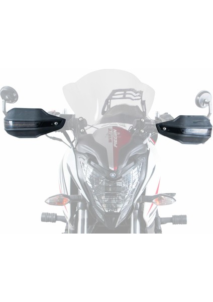 GP Kompozit Honda NT 1100 2022-2023 Uyumlu Led Sinyalli Elcik Koruma Siyah