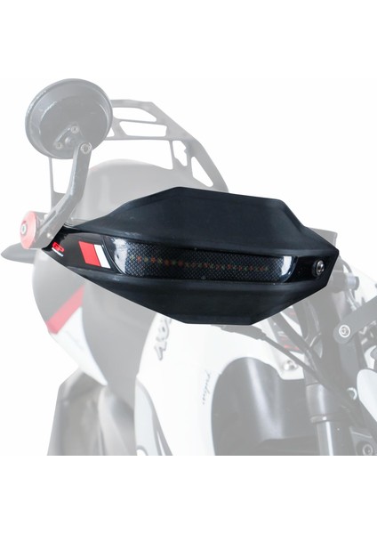 GP Kompozit Honda NT 1100 2022-2023 Uyumlu Led Sinyalli Elcik Koruma Siyah