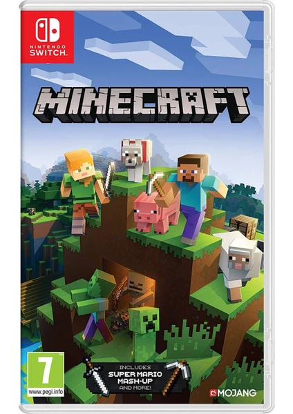 Minecraft Bedrock Edition Switch Oyun (Resmi Distribütör Ürünü)