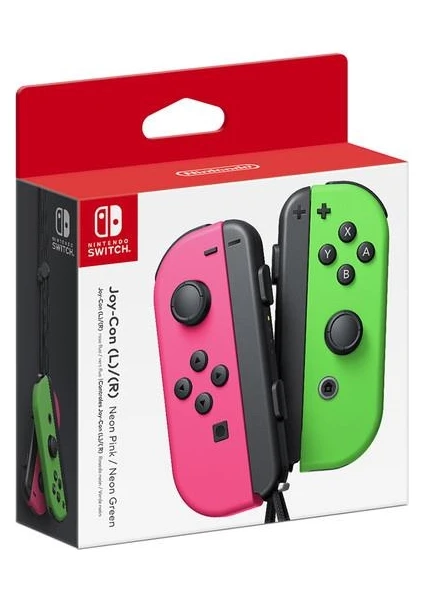 Switch Joy-Con Controller İkili Neon Yeşil ve Pembe