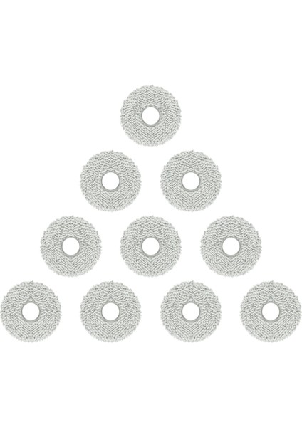 10 Adet Paspas Bezi Dreame Bot L10S ULTRA/S20/S10 PRO/X10 Roborock Q Revo Için Mijia B101CN Robotlu Süpürge (Yurt Dışından)