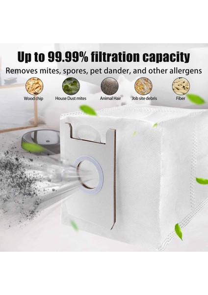 25 Adet Cecotec Conga 2290 Toz Torbaları Aksesuarları Elektrikli Süpürge Toz Filtresi Yedek Parça Toz Kutusu Toz Torbaları Değiştirme (Yurt Dışından)