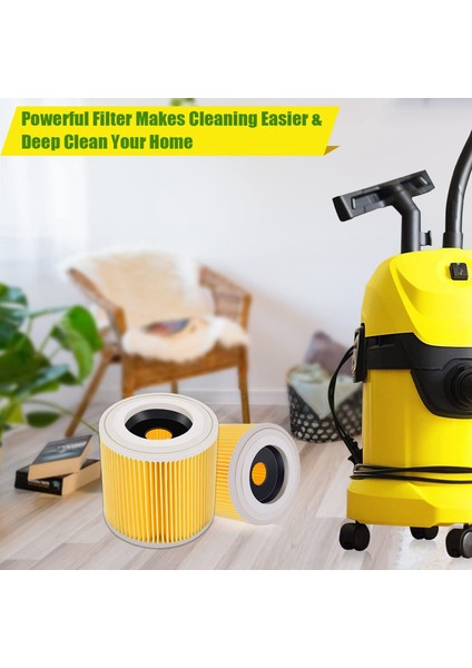 Karcher Wd3 Premium Wd2 Wd3 WD3P Wd3 Mv2 Mv3 Karcher Elektrikli Süpürge Için Yedek Filtre Filtresi (Yurt Dışından)