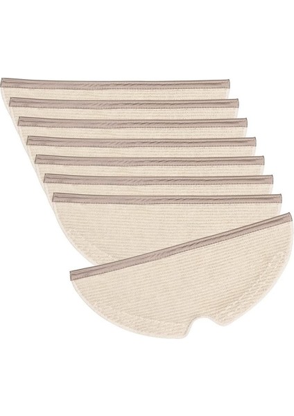 8 Paket Mikrofiber Paspas Bezi Pedleri Xiaomi Roborock S5 Max S5 S50 S51 S55 S6 S6 Saf S6 Maxv Elektrikli Süpürge Parçaları (Yurt Dışından)