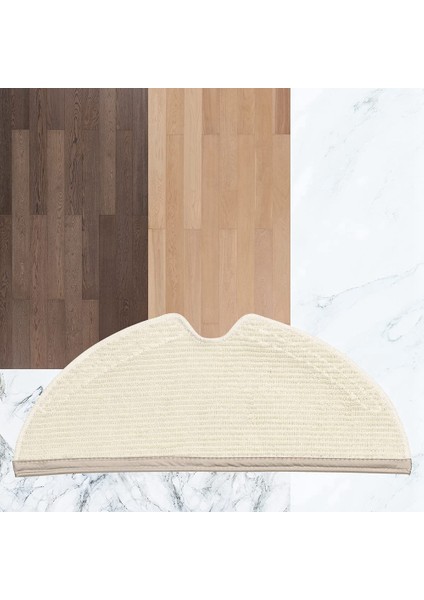 8 Paket Mikrofiber Paspas Bezi Pedleri Xiaomi Roborock S5 Max S5 S50 S51 S55 S6 S6 Saf S6 Maxv Elektrikli Süpürge Parçaları (Yurt Dışından)
