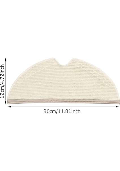 8 Paket Mikrofiber Paspas Bezi Pedleri Xiaomi Roborock S5 Max S5 S50 S51 S55 S6 S6 Saf S6 Maxv Elektrikli Süpürge Parçaları (Yurt Dışından)