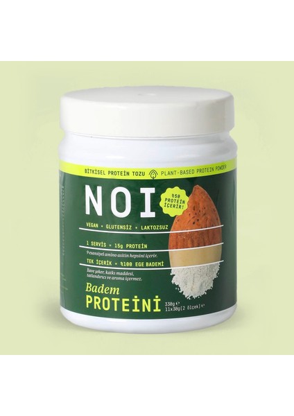 Noi Bahçe %100 Badem İçerikli Protein Tozu