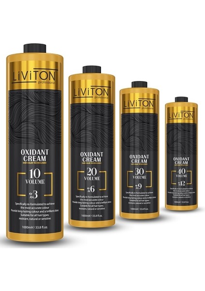 10 Volume %3 Oksidan Krem 1000 ml