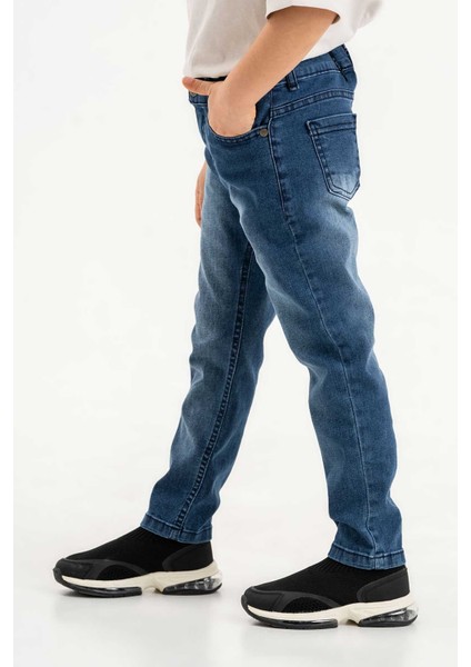 Çift Cepli Fermuarlı Klasik Erkek Çocuk Pantolon modelleri