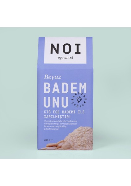 Noi bahçe Beyaz Badem Badem Unu 250gr