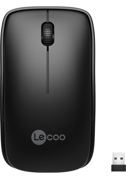 WS208 Kablosuz 1200DPI 3 Tuşlu Optik Mouse Siyah