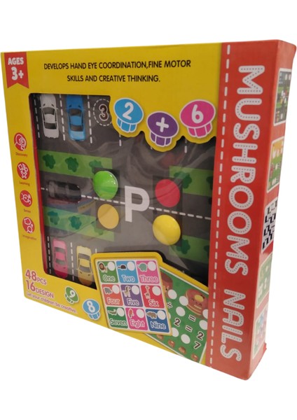 Mushroom Nails 48 Parça Akıl ve Zeka Oyunu