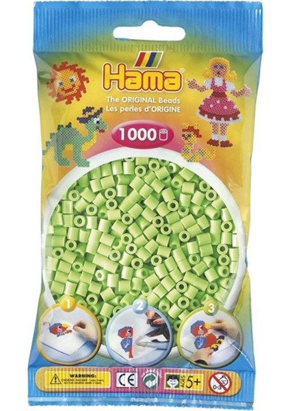 Midi Boncuk 1.000'LIK - Pastel Yeşil