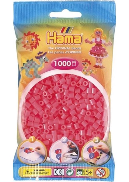 Midi Boncuk 1.000'LIK - Kiraz Şekeri