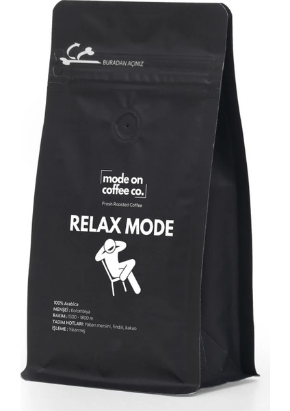 Relax Mode Çekirdek Kahve - Mode On Coffee Co.