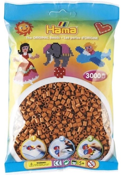 Midi Boncuk 3.000'LIK - Açık Kahve