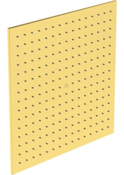 A5806A2 Idealrain Square Kare Tepe Duşu 40X40 Fırçalanmış Altın