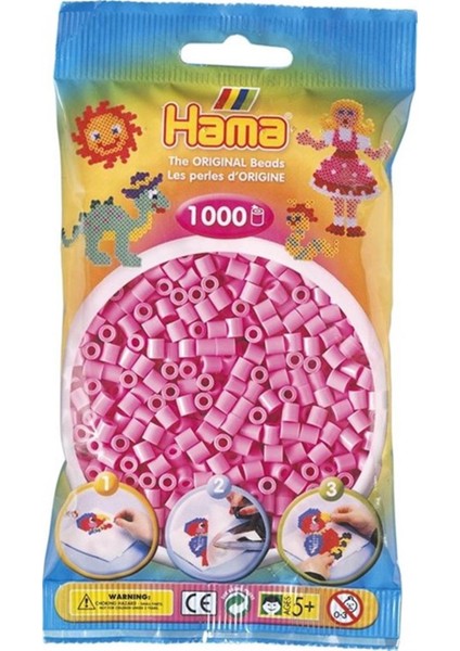 Midi Boncuk 1.000'LIK - Pastel Pembe