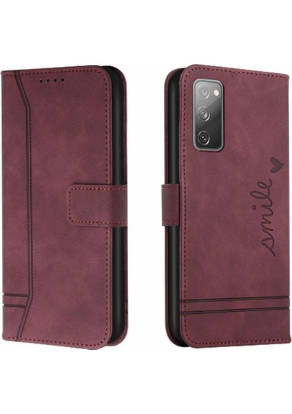 Samsung Galaxy S20 Fe Kart Yuvaları Için Telefon Kılıfı Kapak Flip Folio Cüzdan Pu (Yurt Dışından)