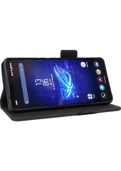 Kart Tutucu Kickstand Kart Ekleme ile Asus Rog Telefon 8 Için Kılıf (Yurt Dışından)