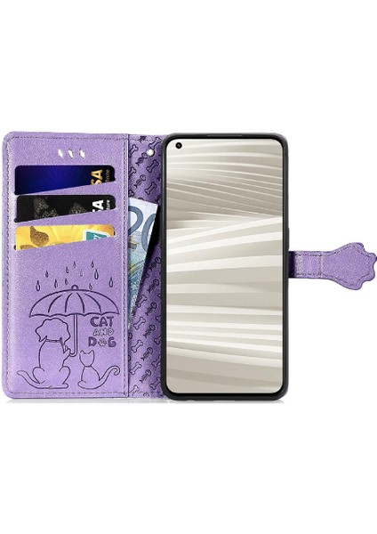 Realme Gt 2 Pro Flip Kapak Için Kılıf Darbeye Karikatür Hayvanlar Kısa Vaka (Yurt Dışından) fırsatları