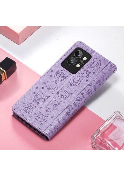 Realme Gt 2 Pro Flip Kapak Için Kılıf Darbeye Karikatür Hayvanlar Kısa Vaka (Yurt Dışından) indirimleri