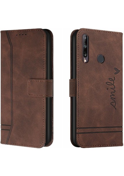 Telefon Kılıfı Için Huawei P40 Lite E Pu Deri Flip Folio Cüzdan El Kayışı (Yurt Dışından) indirimleri