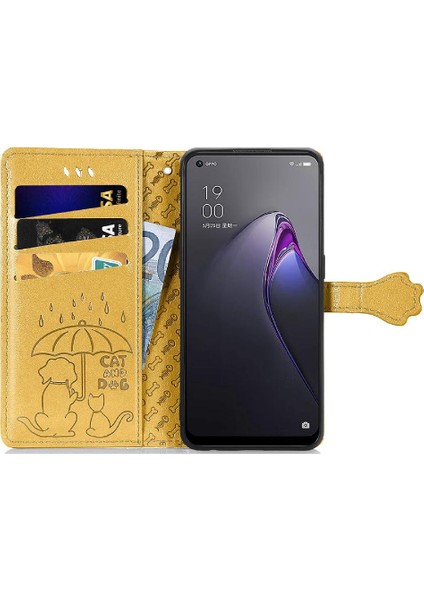 BDT Market Oppo Oppo 8 Flip Kapak Için Kılıf Kısa Kayış Darbeye Deri Kılıf (Yurt Dışından)