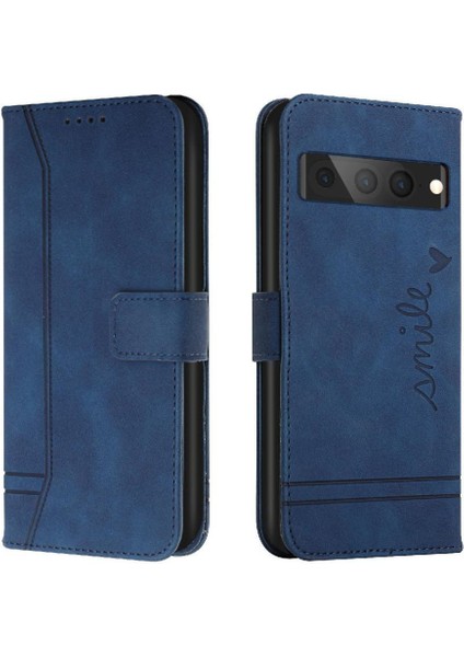 Google Piksel 7 Pro Flip Folio Cüzdan Için Telefon Kılıfı El Kayışı Manyetik Pu (Yurt Dışından)