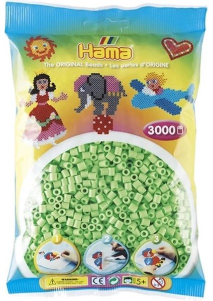 Midi Boncuk 3.000'LIK - Pastel Yeşil